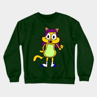 Cassandra Cat Crewneck Sweatshirt